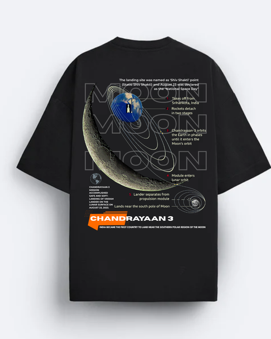 ISRO NATIONAL SPACE DAY EDITION OVERSIZED T-SHIRT (UNISEX)