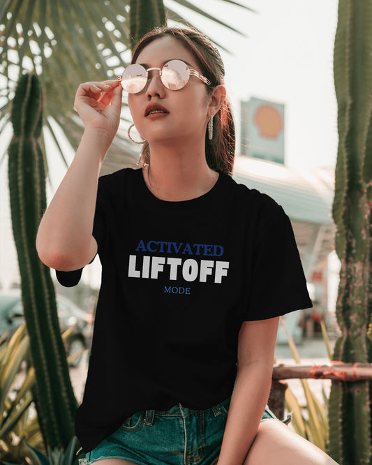 LIFT OFF Half Sleeves T-shirt - ESROVERSE, free shipping included Design T-shirt (Unisex)