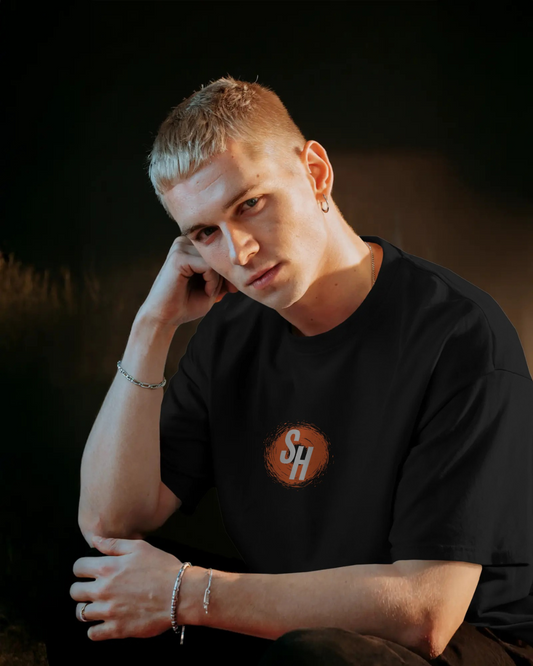 001A Space Hunter Oversized Premium T-Shirt (Unisex)