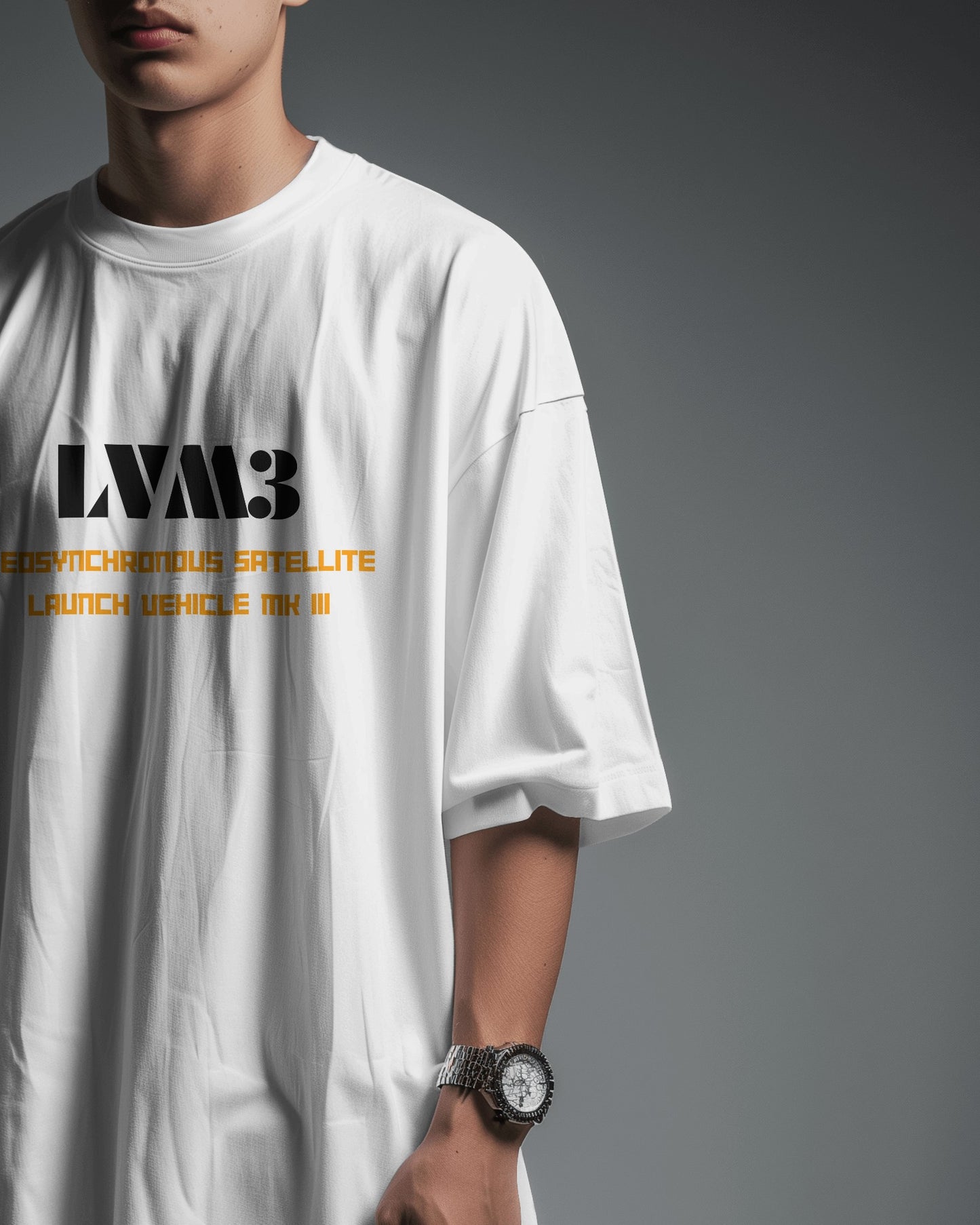 100% COTTON | PREMIUM MATERIAL | ISRO Oversized t-shirt | LWM 3 ISRO T-shirt
FREE SHIPPING
Oversize T-shirt ,white t shirt , cotton t-shirt, 100% cotton , premium T Shirt, with FREE SHIPPING | ESROVERSE