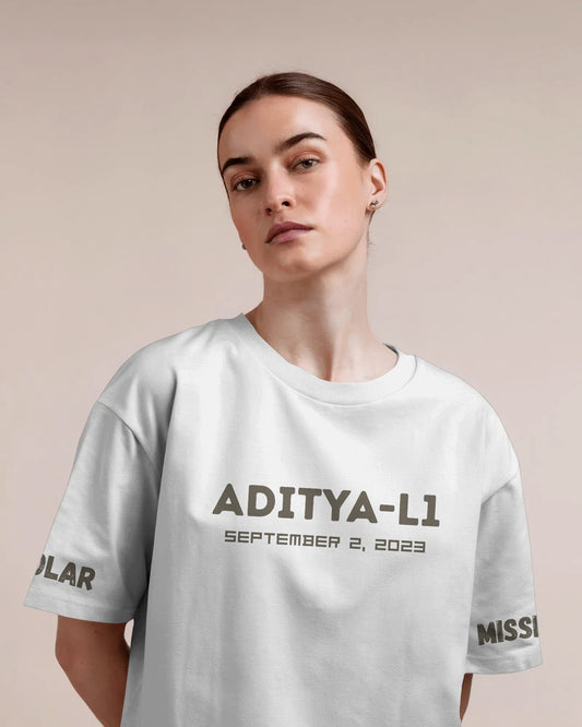 ISRO ADITYA L1 SOLAR MISSION
100% COTTON | PREMIUM MATERIAL
FREE SHIPPING
Oversize T-shirt ,white t shirt , cotton t-shirt, 100% cotton , premium T Shirt, with FREE SHIPPING | ESROVERSE