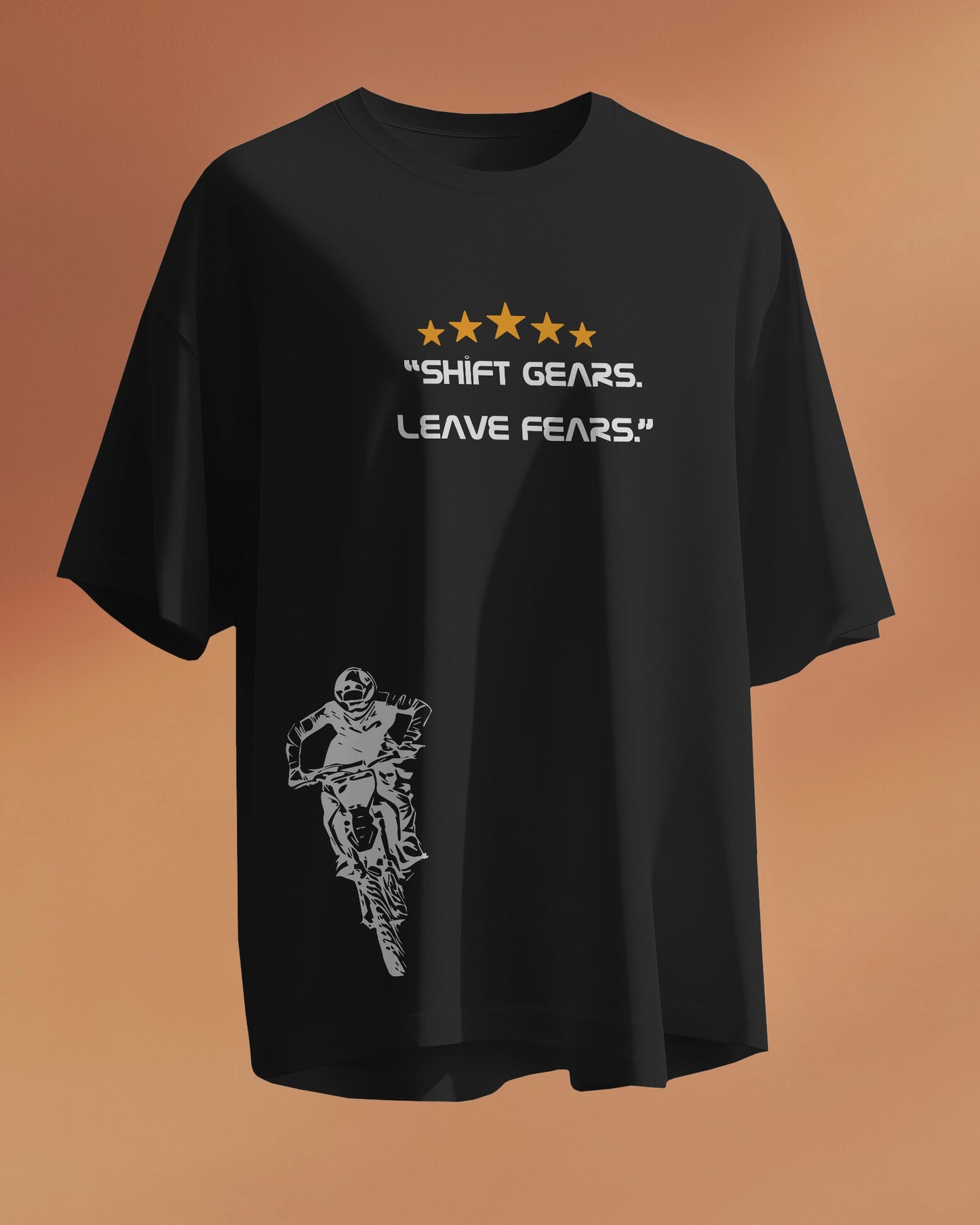 OVERSIZED RIDER T-Shirt black Color (Unisex)