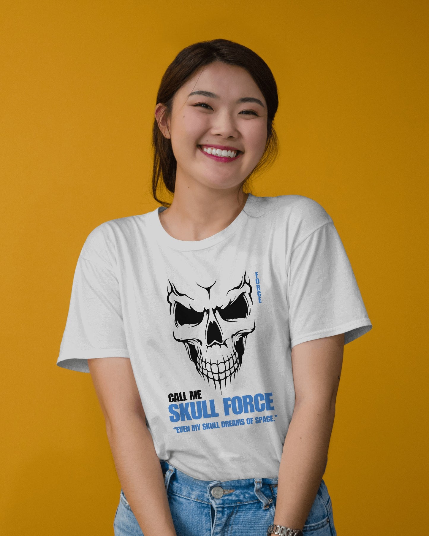Skull Force Half sleeves T-shirt - ESROVERSE, free shipping included Design T-shirt (Unisex)