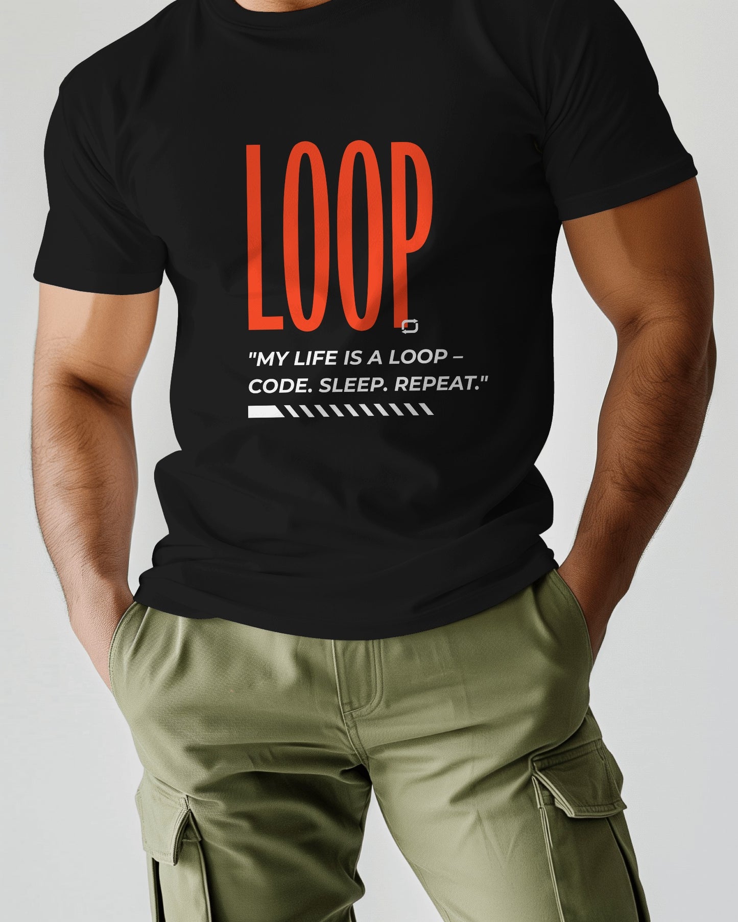 LOOP T-shirt Half Sleeves t shirt – ESROVERSE, free shipping included Design T-shirt (Unisex)