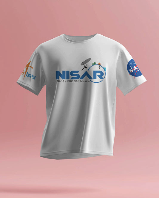 KIDS NISAR ISRO-NASA T-shirt (Use Coupon Code:-MISSIONMERCH2025)