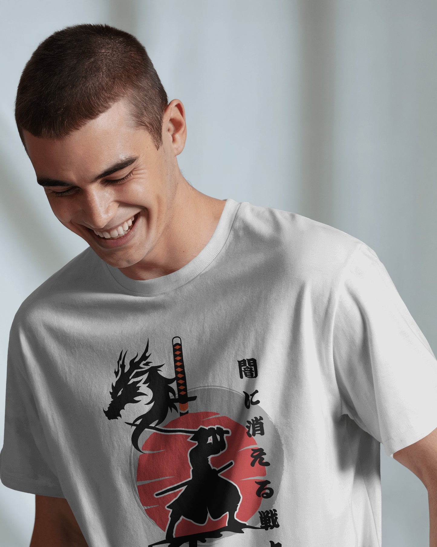 Casual Warrior Half Sleeves white T-shirt – ESROVERSE, free shipping included Design T-shirt (Unisex)