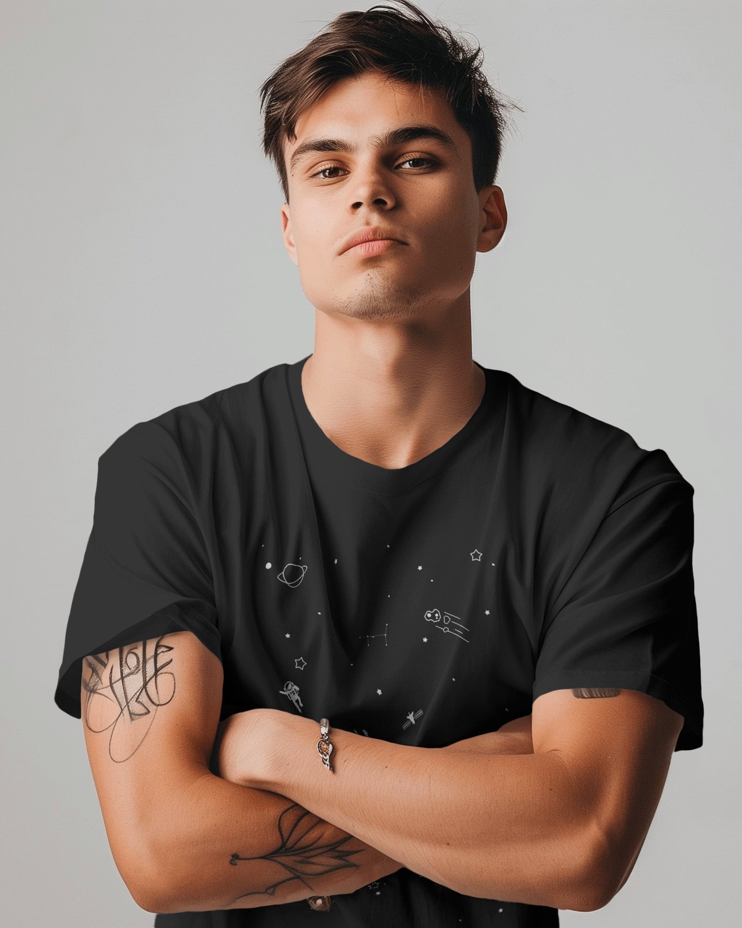 half sleeves space T-Shirt (UNISEX)