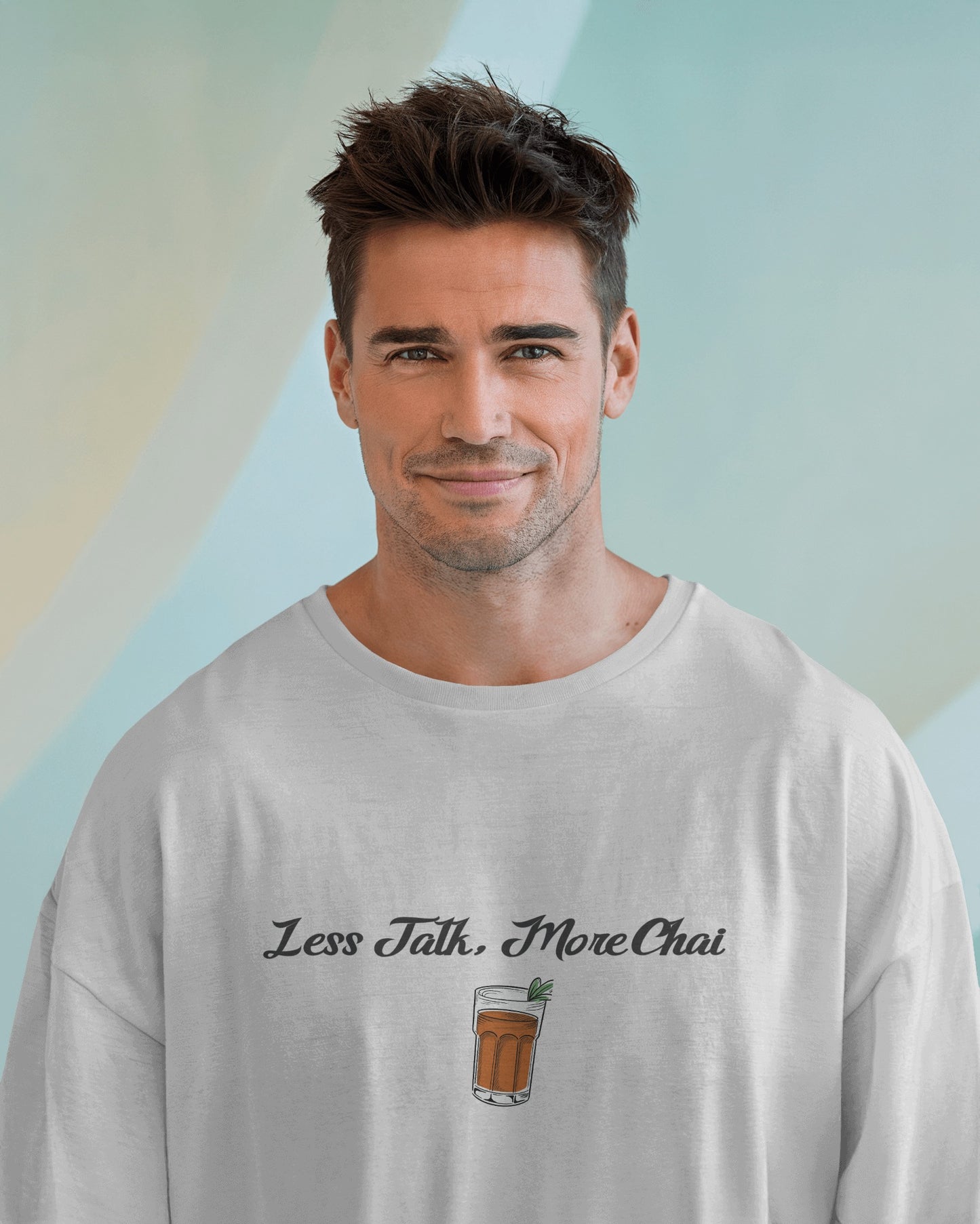 White oversized Tea Lover t-shirt by ESROVERSE – includes free shipping
Oversized T-shirt | White Color | Unisex | T-shirt | Unisex