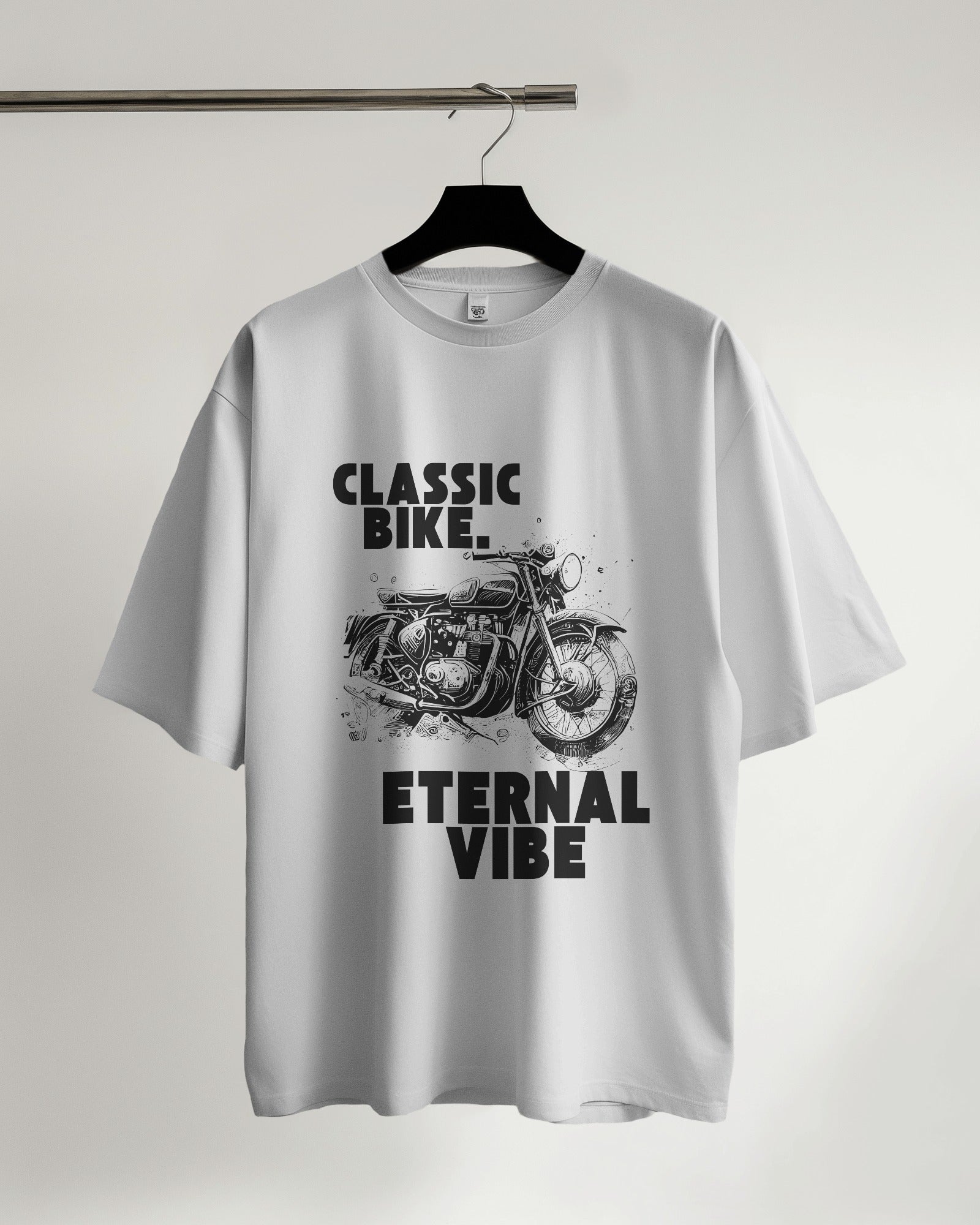 BIKE LOVER SPECIAL WHITE OVERSIZED T-SHIRT (Unisex)ESROVERSE – includes free shipping