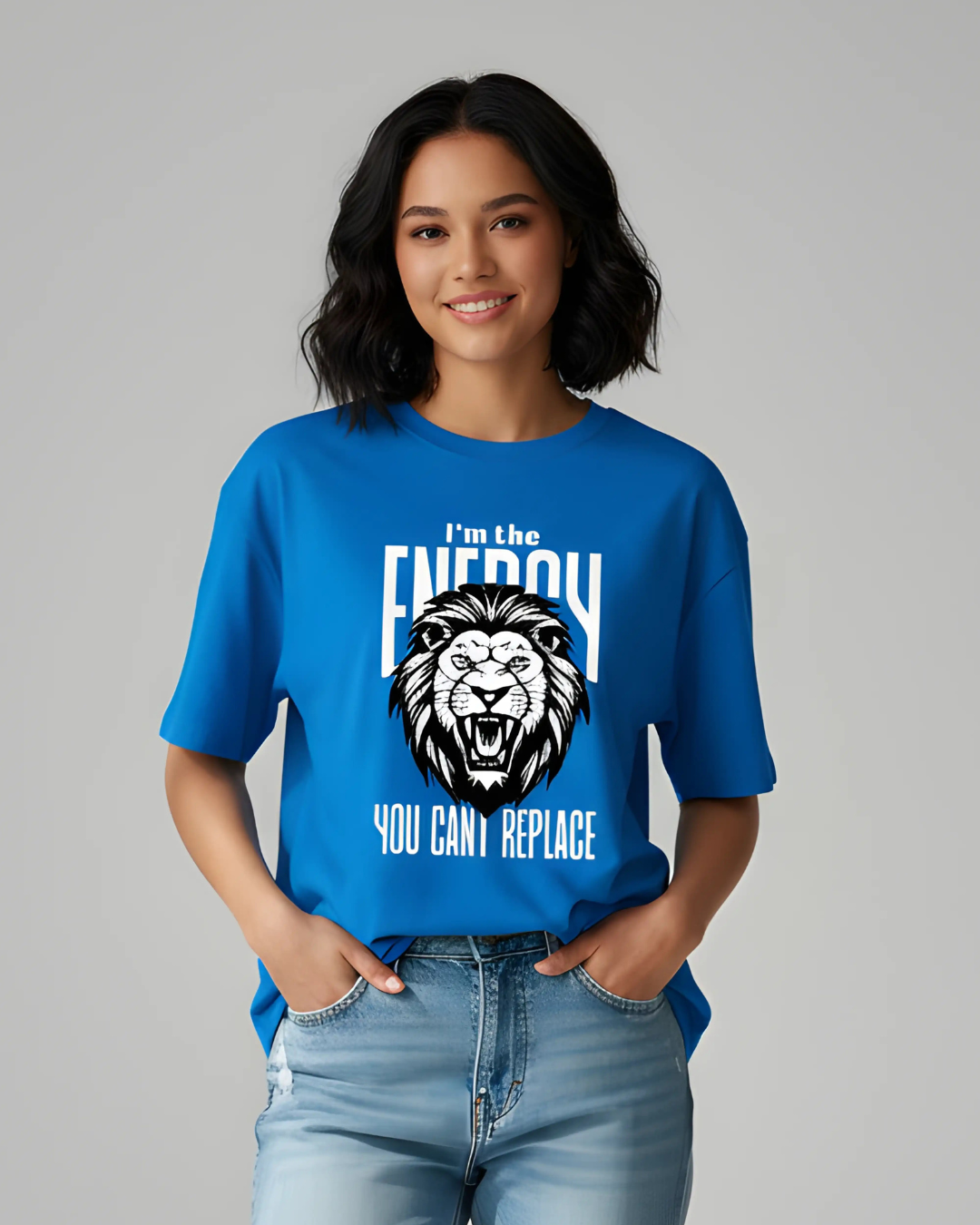 00 I'm the energy Oversized T-shirt (Unisex)