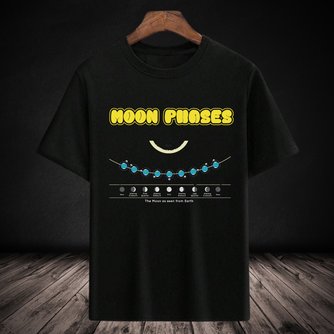 Oversized black cotton t-shirt with NASA graphic – ESROVERSE, free shipping included