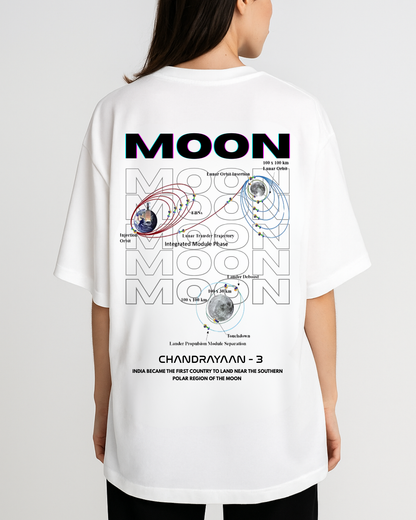 ISRO Chandrayaan-3 National Space Day Oversized T-Shirt