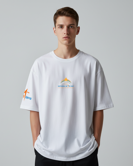 ISRO Chandrayaan-3 National Space Day Oversized T-Shirt
