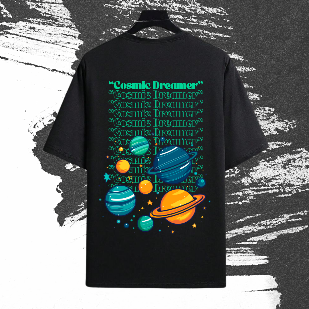 Cosmic Dreamer – Oversized T-Shirt
Oversize T-shirt , cotton t-shirt, 100% cotton ,black t shirt, premium T Shirt,  with FREE SHIPPING | ESROVERSE