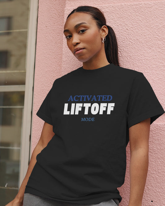 LIFT OFF Half Sleeves T-shirt - ESROVERSE, free shipping included Design T-shirt (Unisex)