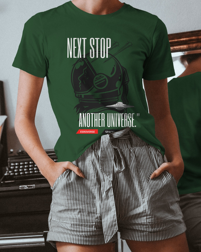 Olive green half sleeves unisex astronaut t-shirt by ESROVERSE – includes free shipping