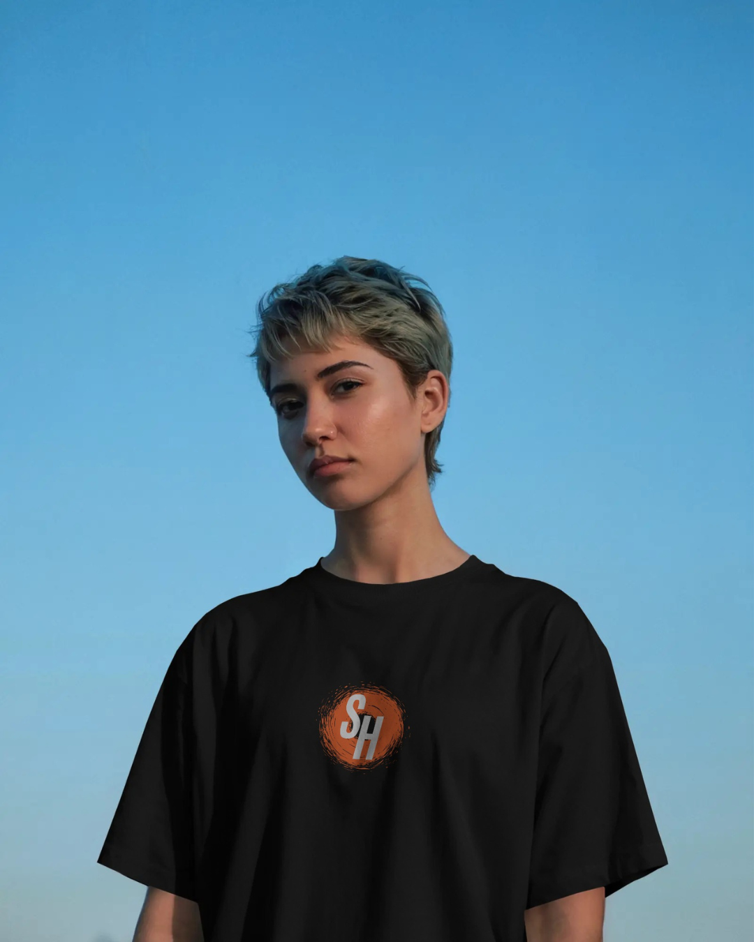 001A Space Hunter Oversized Premium T-Shirt (Unisex)