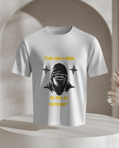 NINJA Astronaut theme half sleeves T-shirt  - ESROVERSE, free shipping included Design T-shirt (Unisex)