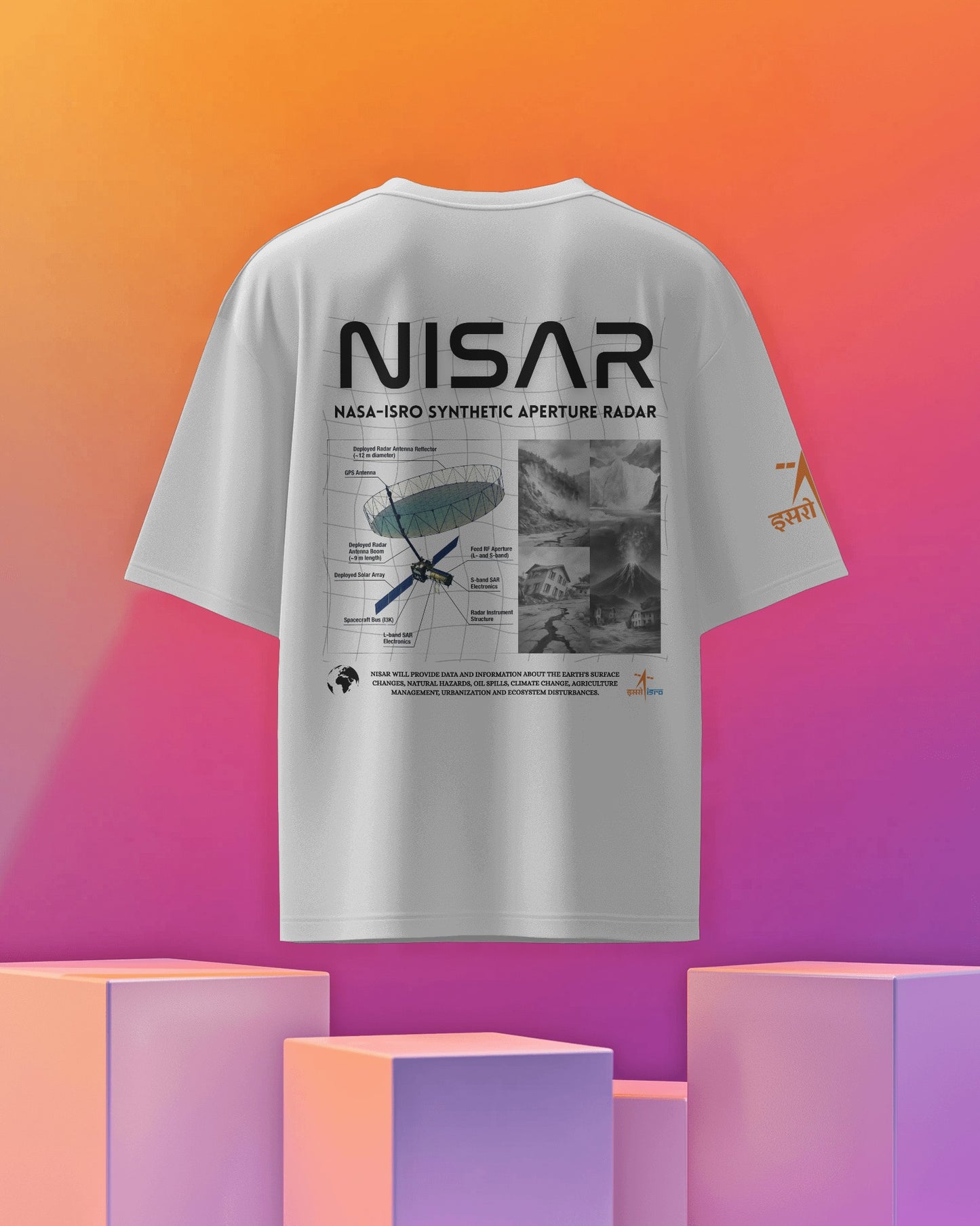 ISRO NISAR T-shirt (Unisex)