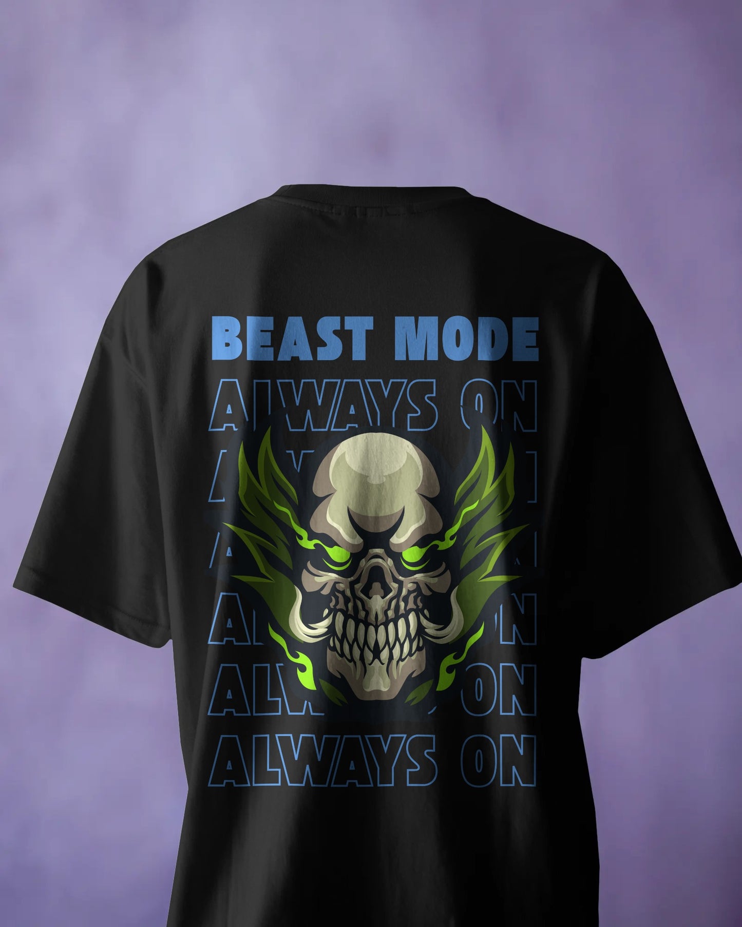 BEAST MODE Oversized Black Color T-shirt (Unisex)