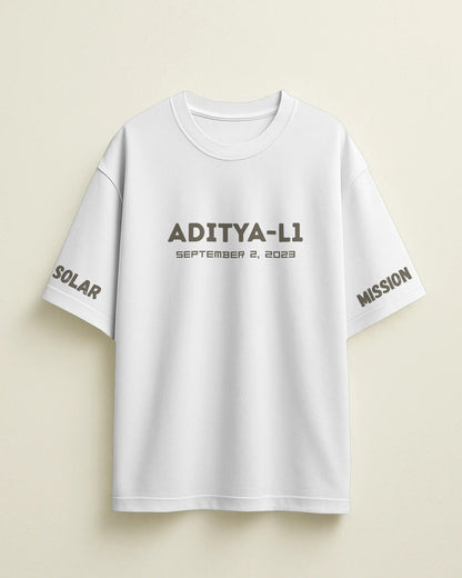 ISRO ADITYA L1 SOLAR MISSION 
100% COTTON | PREMIUM MATERIAL

FREE SHIPPING
Oversize T-shirt ,white t shirt , cotton t-shirt, 100% cotton , premium T Shirt, with FREE SHIPPING | ESROVERSE