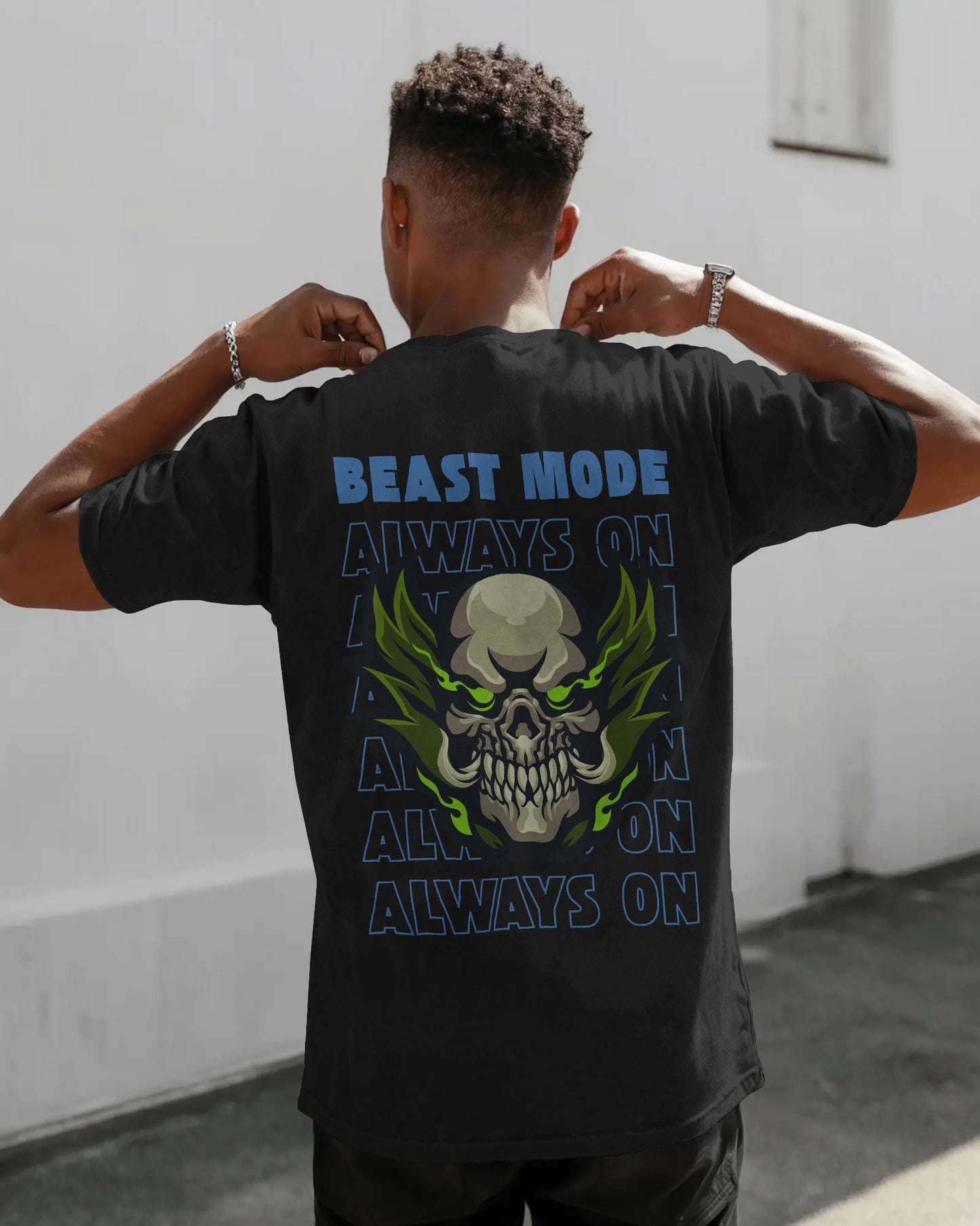 BEAST MODE Oversized Black Color T-shirt (Unisex)
