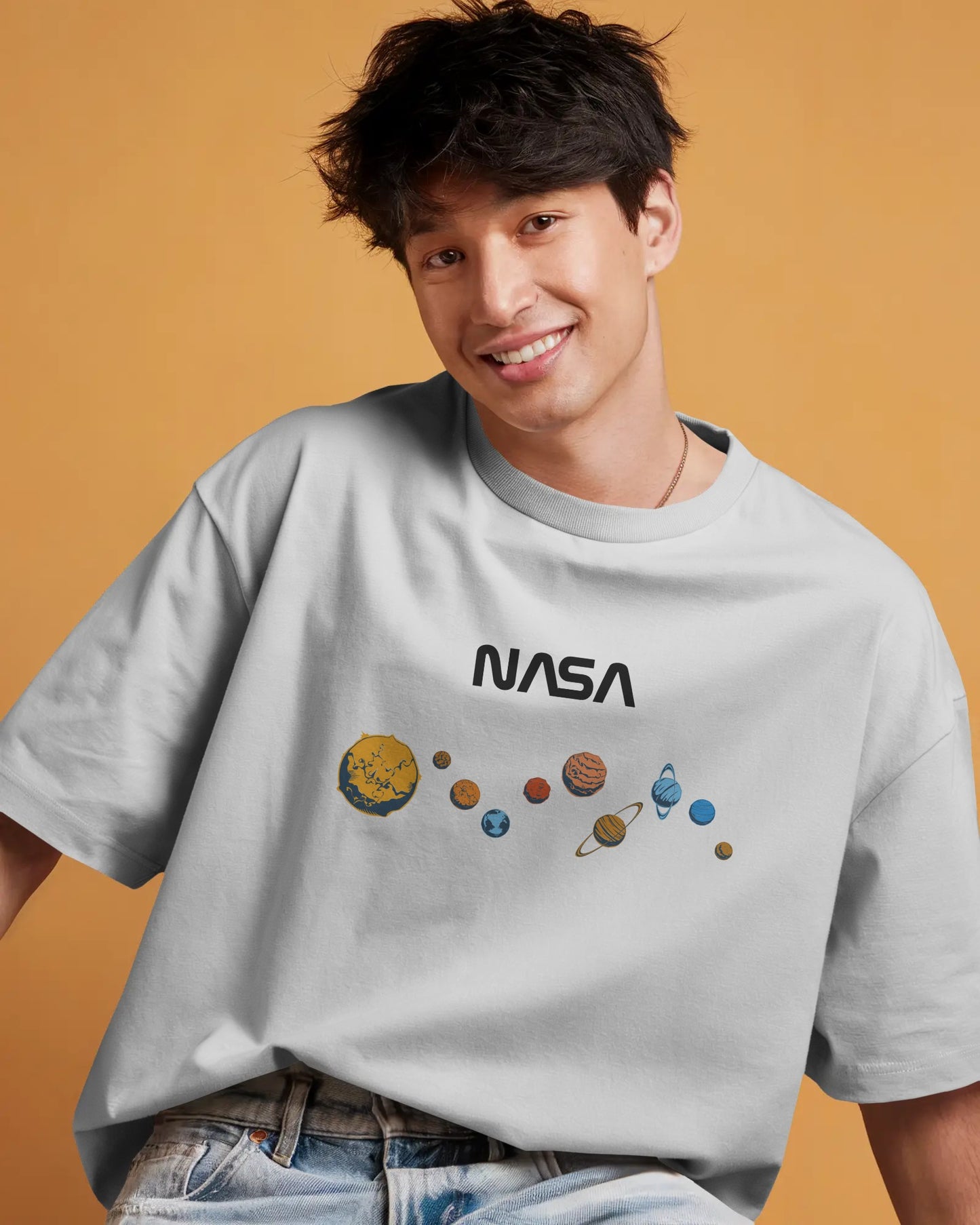 NASA Solar System Oversized T-Shirt