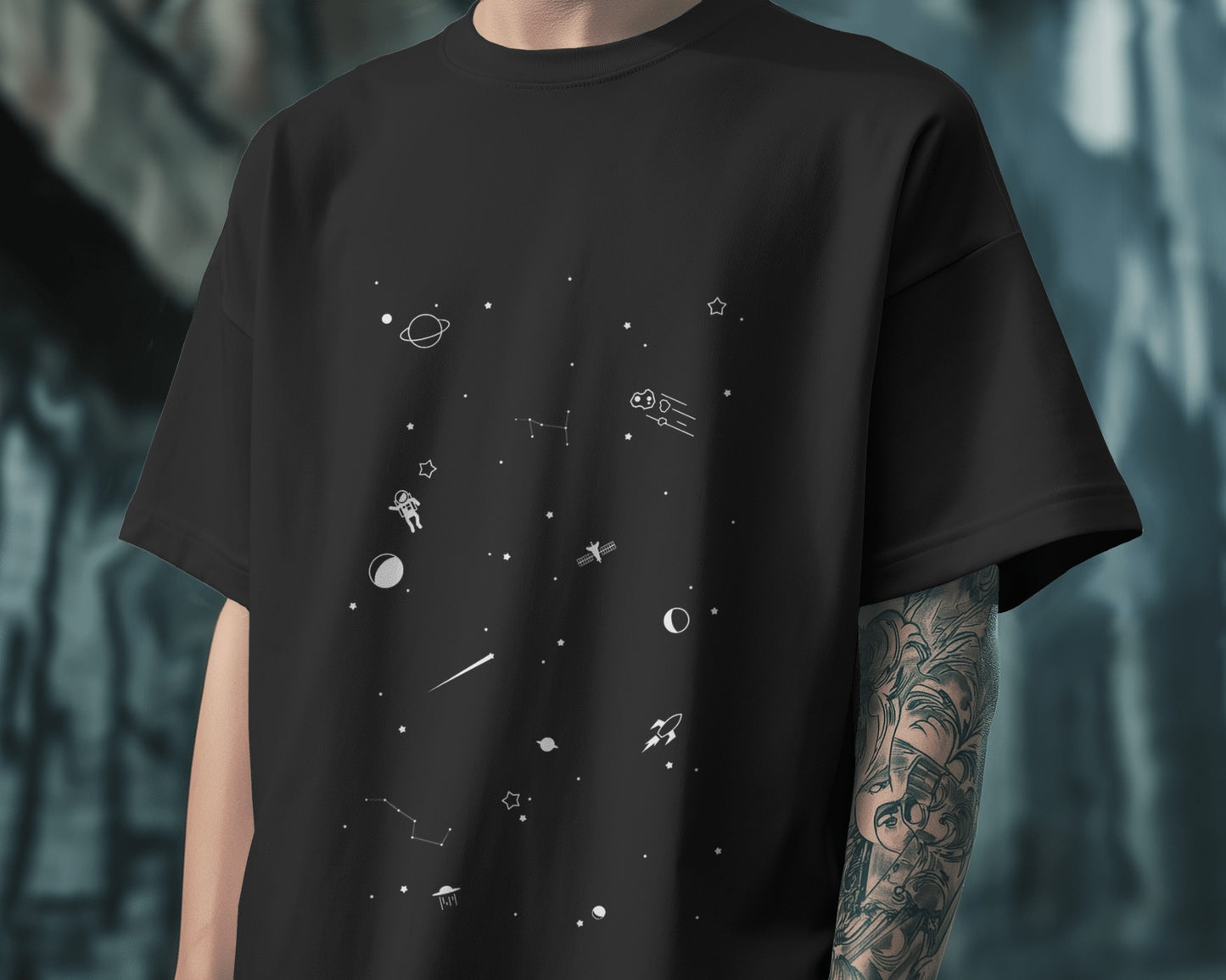 Space Oversized T-Shirt (Unisex)