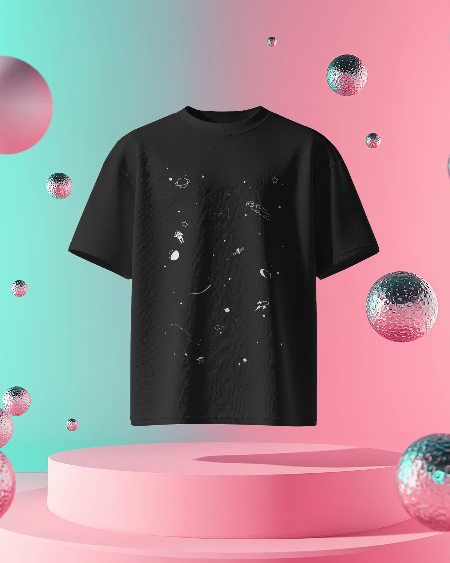 Space Oversized T-Shirt (Unisex)