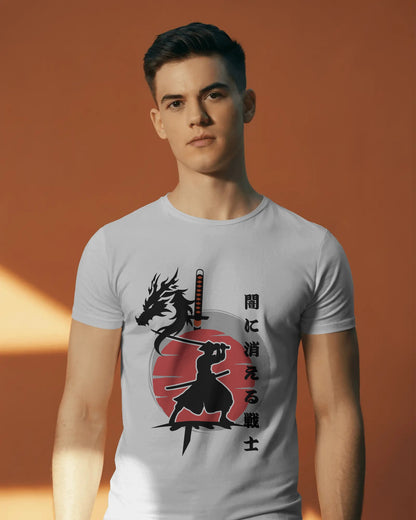 Casual Warrior Half Sleeves white T-shirt – ESROVERSE, free shipping included Design T-shirt (Unisex)
