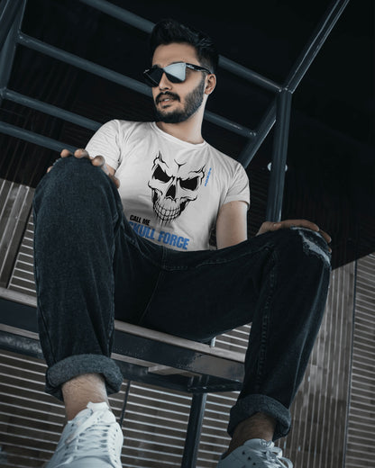 Skull Force Half sleeves T-shirt  - ESROVERSE, free shipping included Design T-shirt (Unisex)