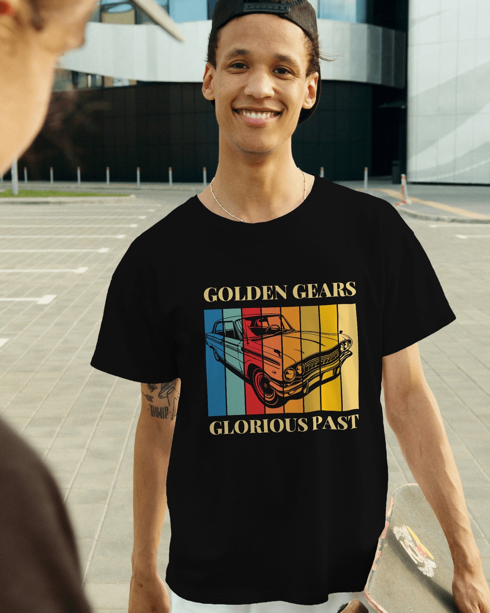  Golden Gears car Half Sleeves t shirt  – ESROVERSE, free shipping included Design T-shirt (Unisex)