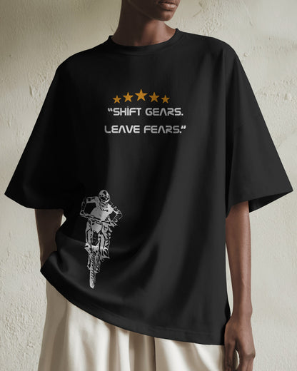 OVERSIZED RIDER T-Shirt black Color (Unisex)