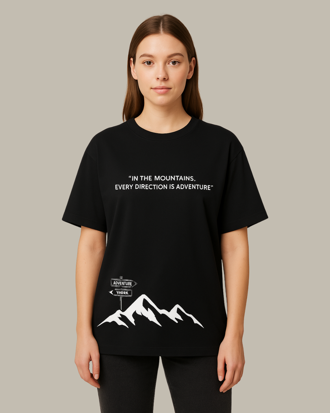 Mountain Oversized t-shirt (Unisex)