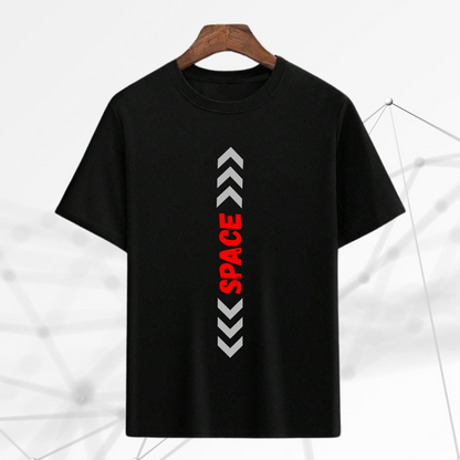 Black oversized astronaut t-shirt by ESROVERSE – includes free shipping